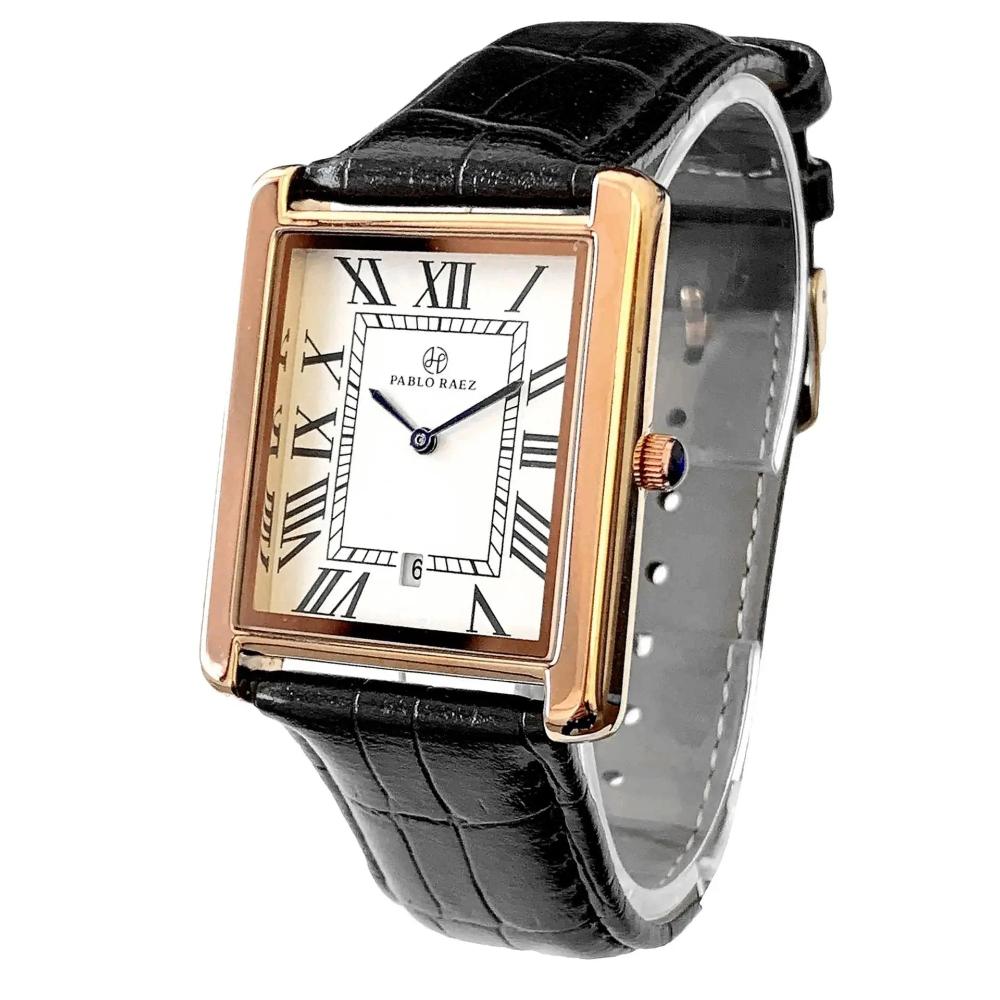 Luxury Square Watch for Men - Waterproof Calendar Quartz Clock 1005007527076842-al