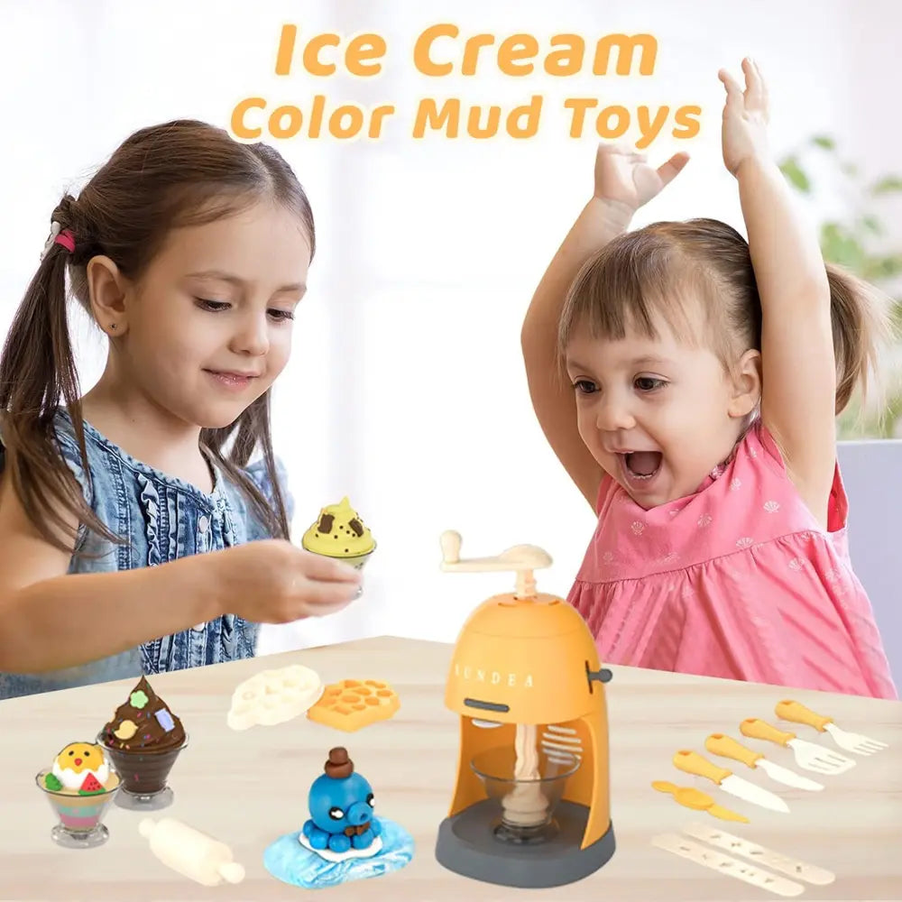 Manual Color Mud Ice Cream Machine