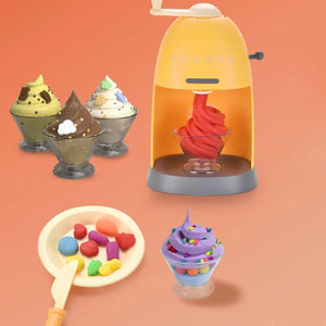 Manual Color Mud Ice Cream Machine