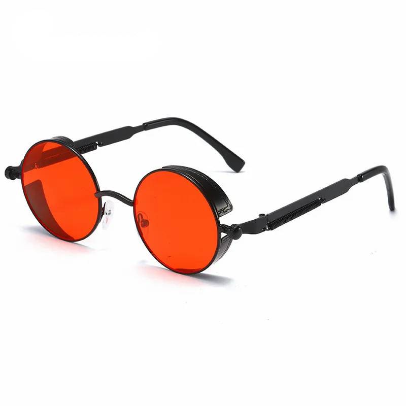 Unisex Vintage Round Sunglasses With Uv Protection