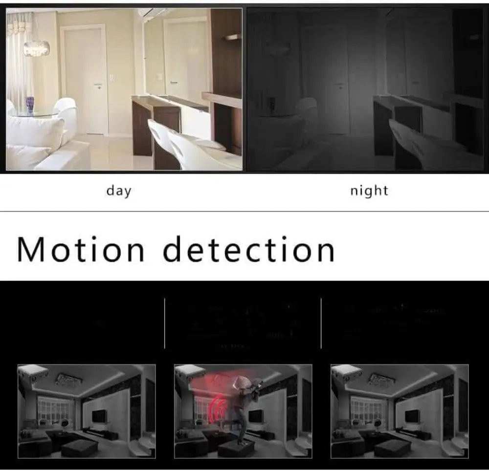 Wireless Mini Security Camera With Night Vision - Full HD 166345