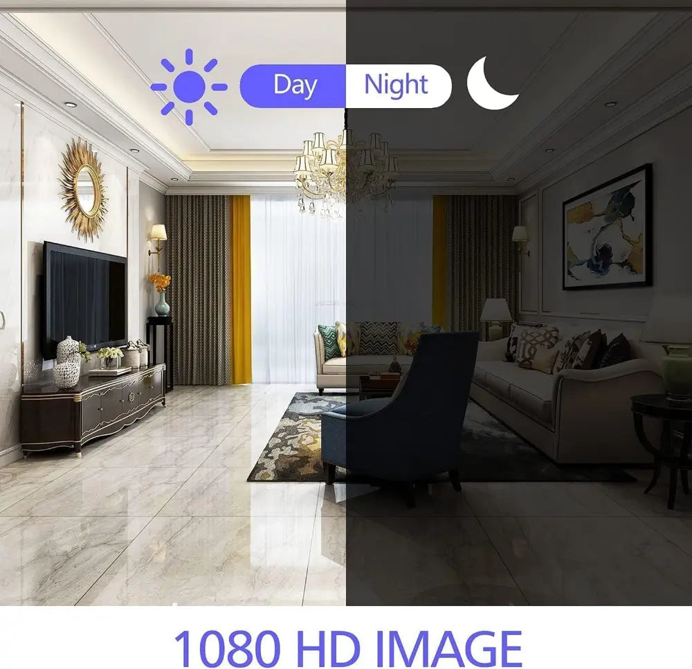 Wireless Mini Security Camera With Night Vision - Full HD 166345