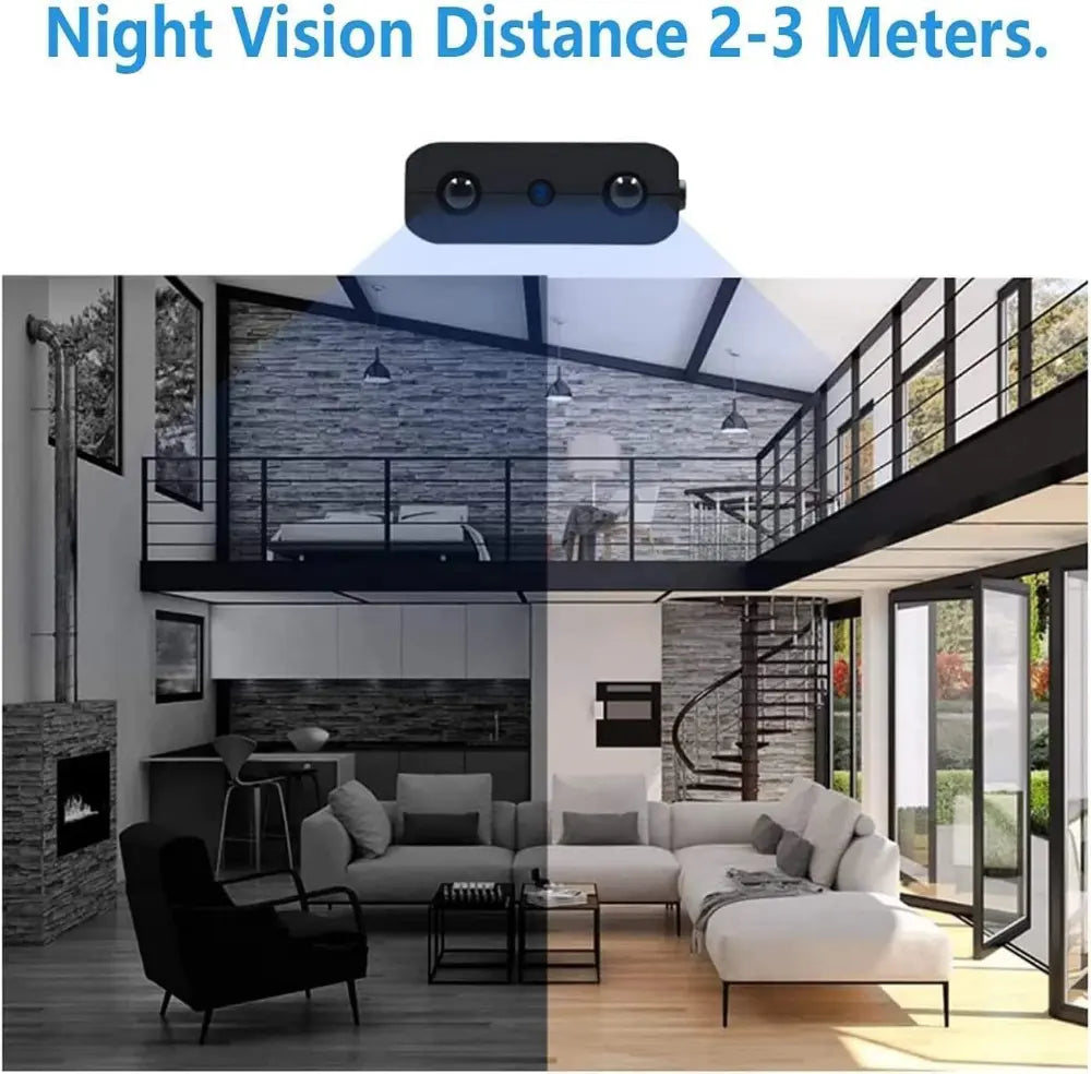 Wireless Mini Security Camera With Night Vision - Full HD 166345