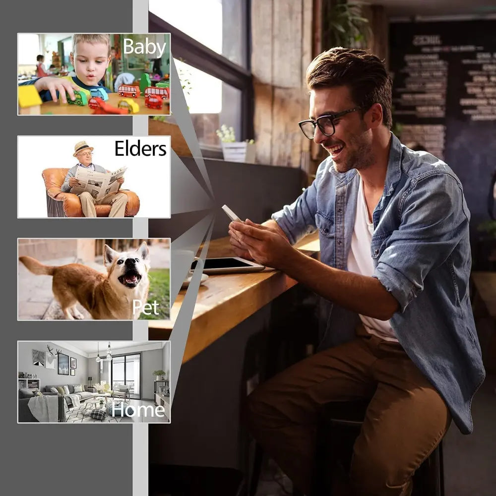 Wireless Mini Security Camera With Night Vision - Full HD 166345