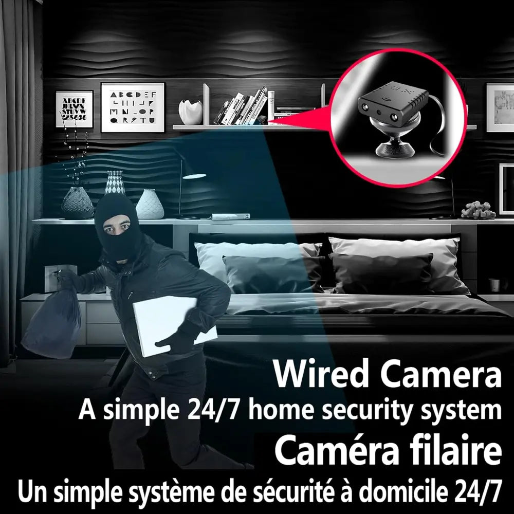 Wireless Mini Security Camera With Night Vision - Full HD 166345