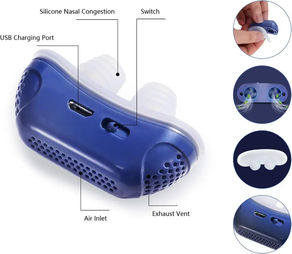 Micro Cpap Sleep Apnea Machine For Travel & Anti Snoring - Cpap Alternative