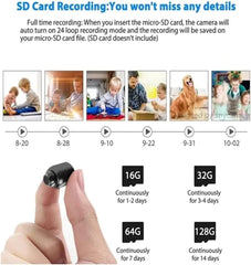 Mini Wifi Camera 1080P - Wireless Security Camera Ideal For Baby Monitoring & Ip Cam