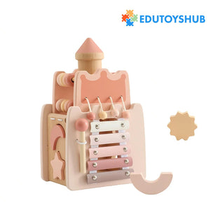 Multifunctional Wooden Toy Castle