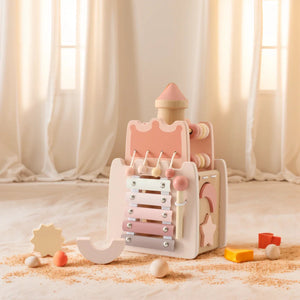 Multifunctional Wooden Toy Castle