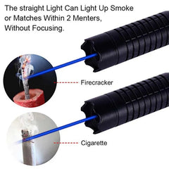 Most Powerful 445Nm High Power Blue Laser Pointer Flashlight Wicked Lazer Torch