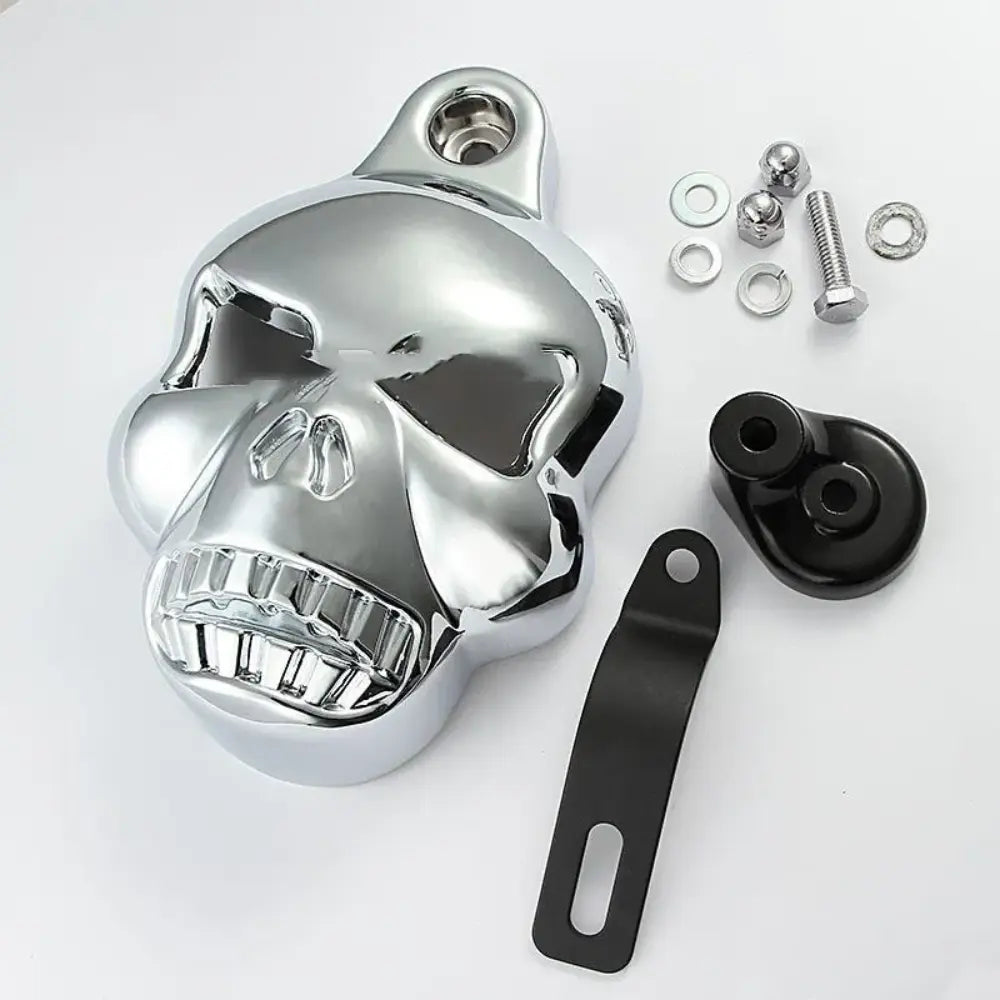 Motorcycle Skull Horn Cover