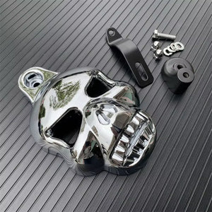 Motorcycle Skull Horn Cover