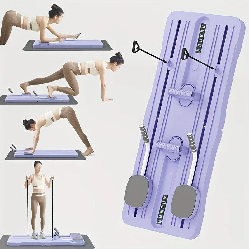 Multi-Functional Pilates Board for Full-Body Home Fitness and Core Training 5121091610089