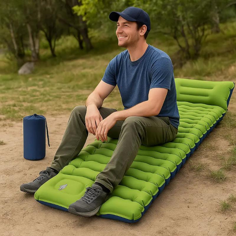Super Thick Camping Bed with Built-In Pillow for Travel, Hiking, Climbing SH1751817214987860874