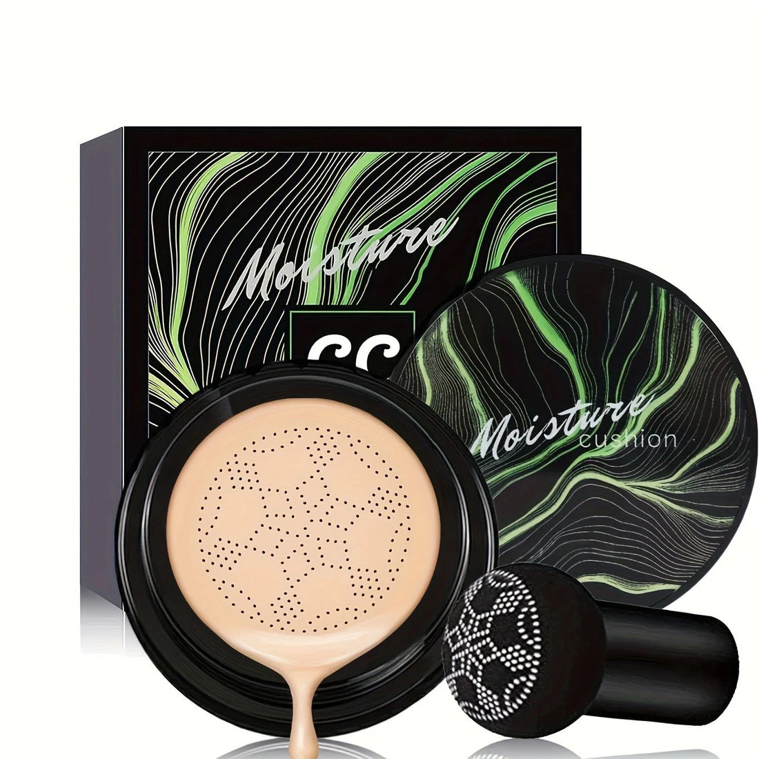 Set of 2 Mushroom Head Air Cushion Cc Cream 48044826-brighten