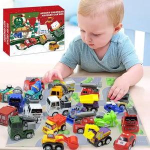 Christmas Countdown Calendar – Vehicles-Themed Set