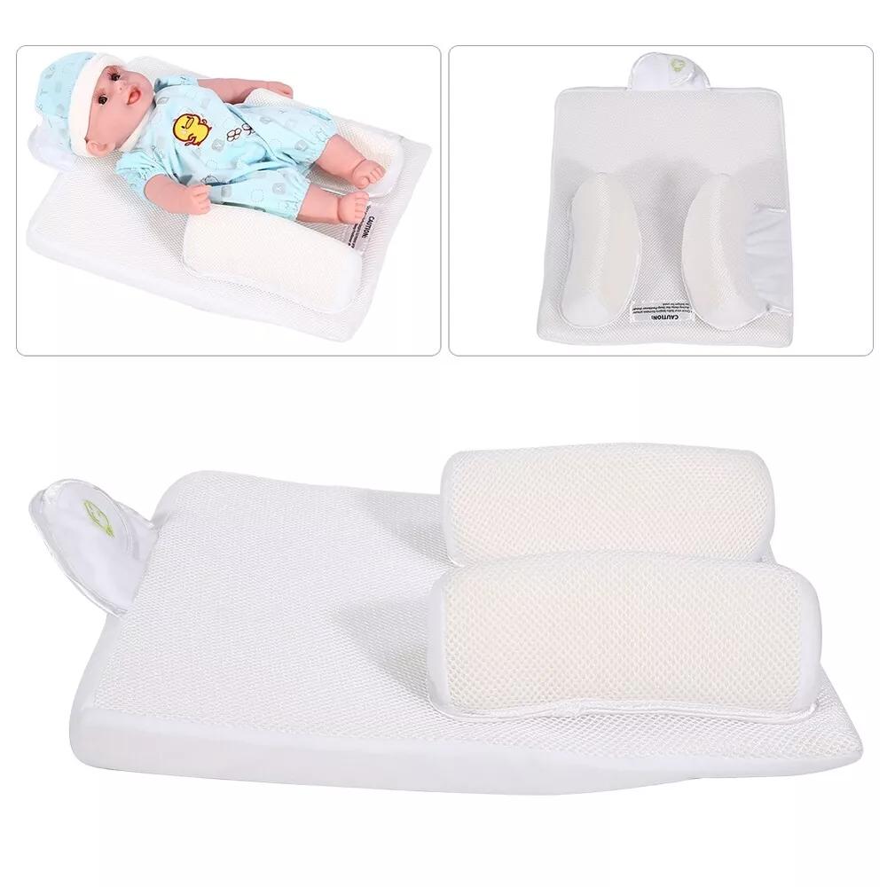 Newborn Baby Sleep Fixed Position & Anti Roll Pillow