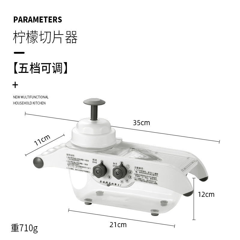 Slicer Milk Tea Shop Manual Cut Lemon Artifact Kitchen Household Multi-Function Fruit Slice Potato Grater