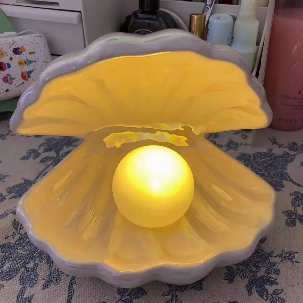 Pearl & Shell Desk Lamp