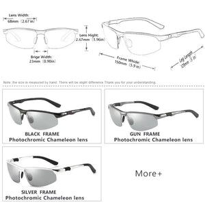 Photochromic Polarized Sunglasses - Night Driving Glasses