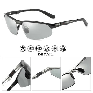 Photochromic Polarized Sunglasses - Night Driving Glasses