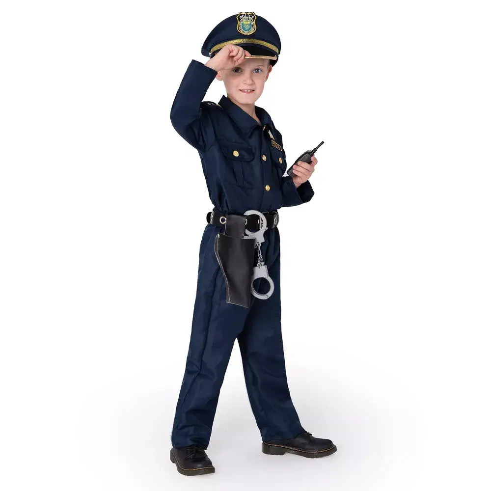 Police Officer Costume For Kids With Accessories, Kids Halloween Costumes