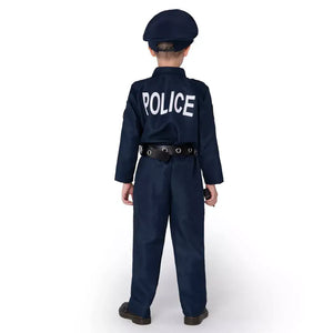 Police Officer Costume For Kids With Accessories, Kids Halloween Costumes