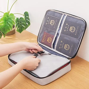 Portable Multi-Layer Certificate Storage Box For Documents And Passports