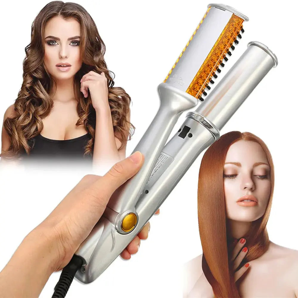 Professional 2 In 1 Rotating Iron Hair Brush