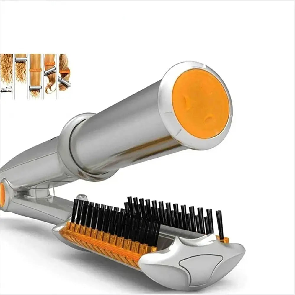 Professional 2 In 1 Rotating Iron Hair Brush