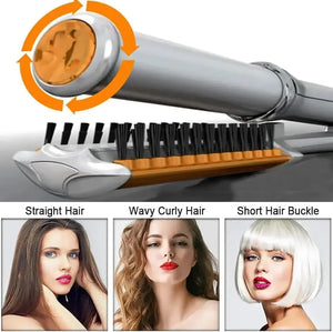 Professional 2 In 1 Rotating Iron Hair Brush