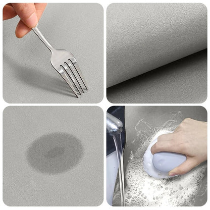 Non-Slip Super Absorbent Kitchen Mat with Stain-Hiding 338156