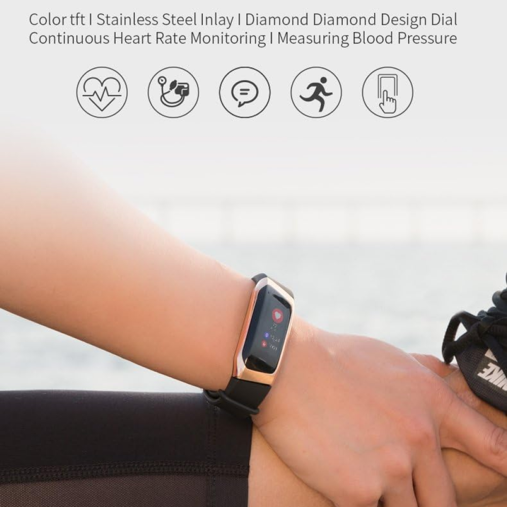 Smart Watch With Blood Pressure And Heart Rate Monitor