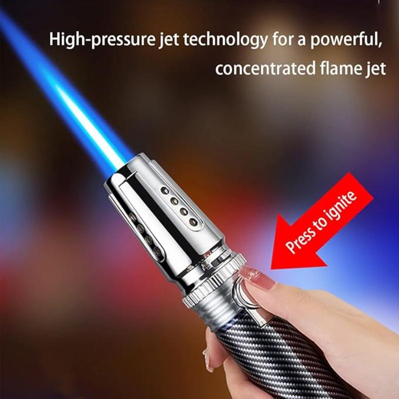 1300℃ Cooking Butane Torch Lighter for BBQ – Refillable and Windproof 221785