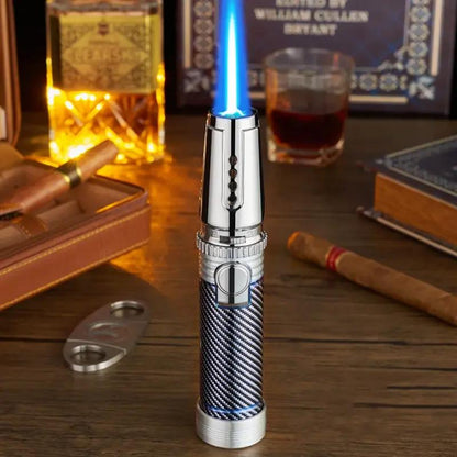 1300℃ Cooking Butane Torch Lighter for BBQ – Refillable and Windproof 221785