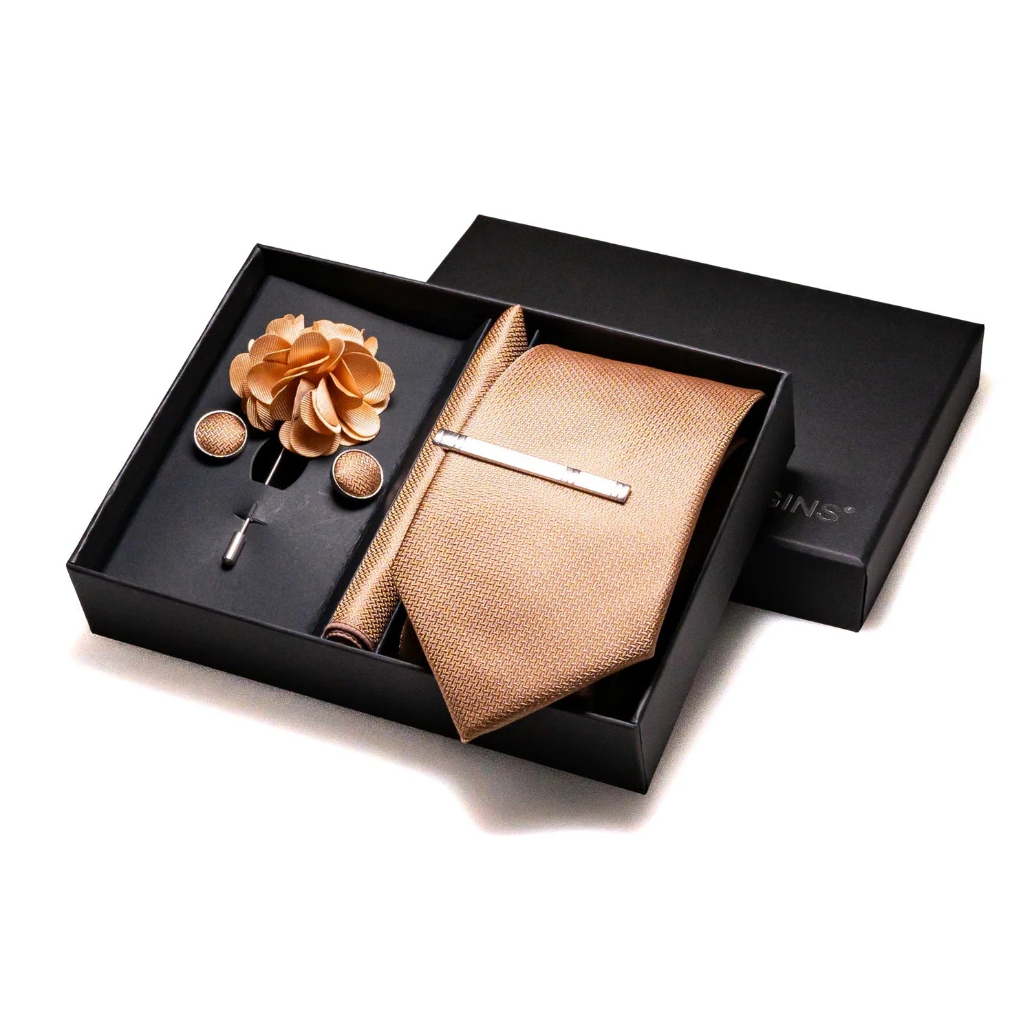 Valentines Gifts For Him Silk Tie Set With Cufflinks