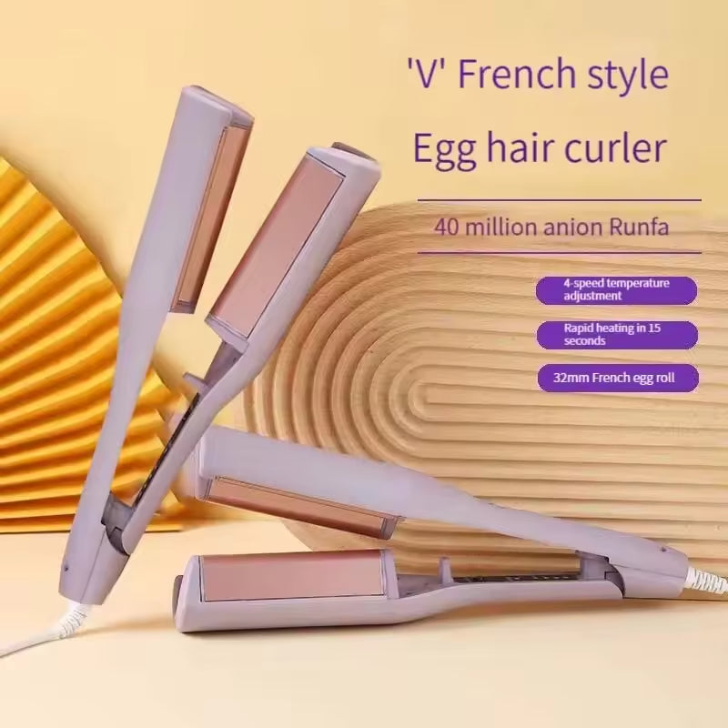 Foldable LCD Ceramic Hair Curler for Waves 342844