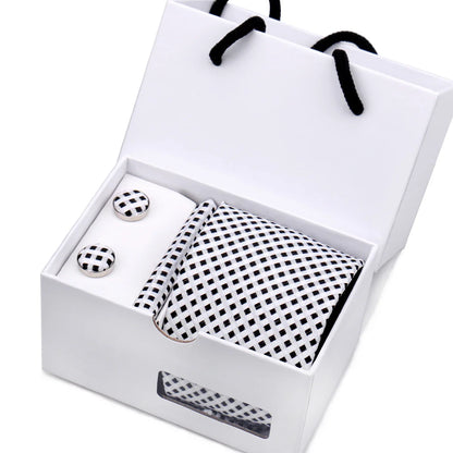 Mens Paisley Tie Gift Set With Box Valentines Gifts For Him