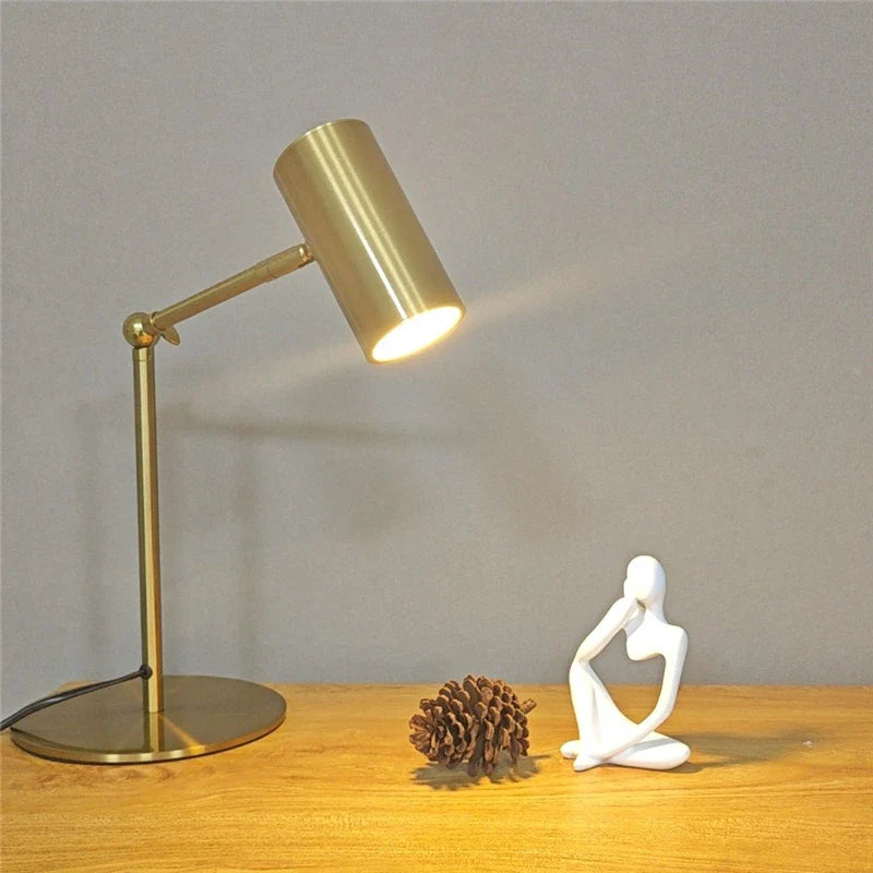 Modern Golden Table Lamp – Eye-Friendly Led Reading Light For Study, Bedroom, And Living Room Decor 14891208966468-1