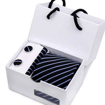 Mens Paisley Tie Gift Set With Box Valentines Gifts For Him