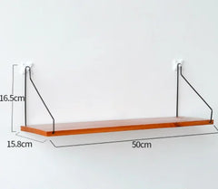 Concealed Wall Shelf With Hidden Compartment Storage