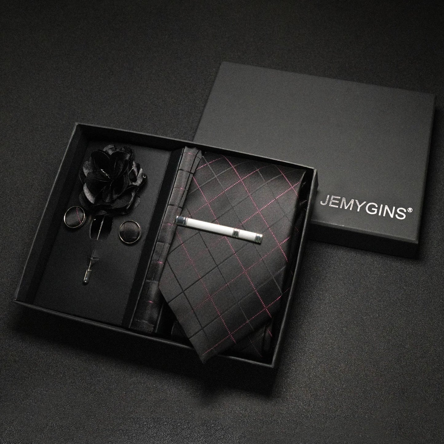 Valentines Gifts For Him Paisley Silk Tie Set With Cufflinks