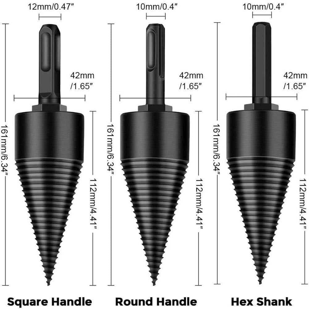 Shank Firewood Drill Bit - Works With Any Drill!