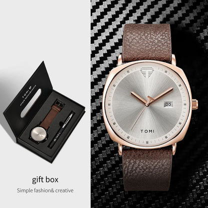 Luxury Men Quartz Watch And Pen Valentines Gifts For Him