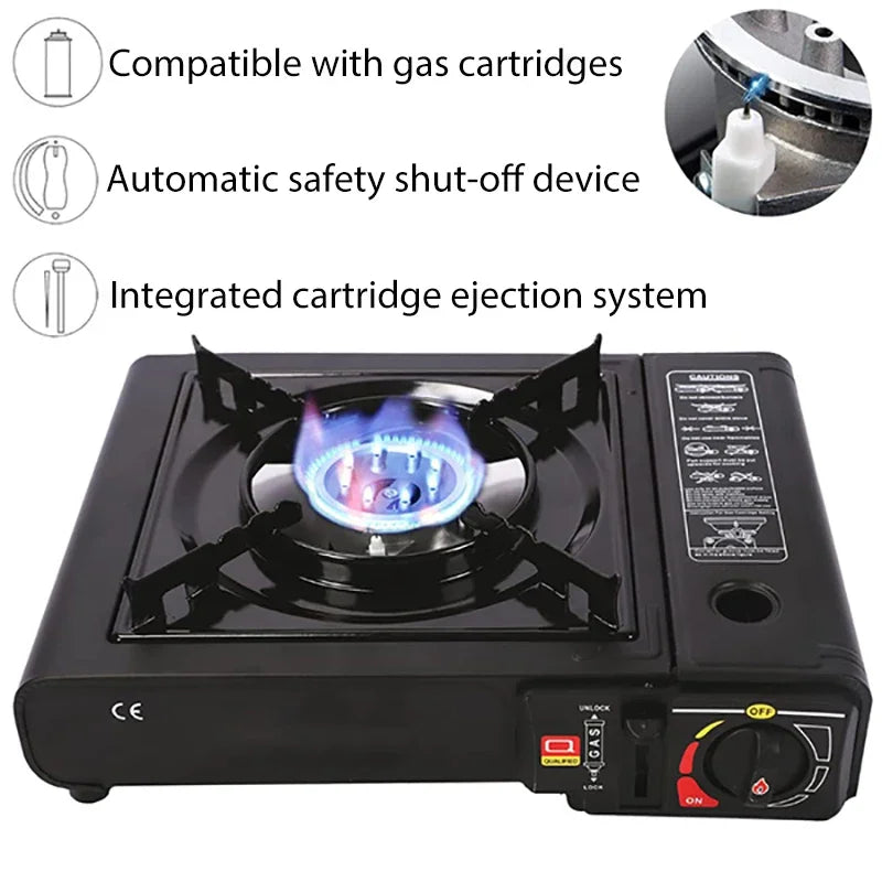 Portable Outdoor Gas Stove 2200W with Carrying Case