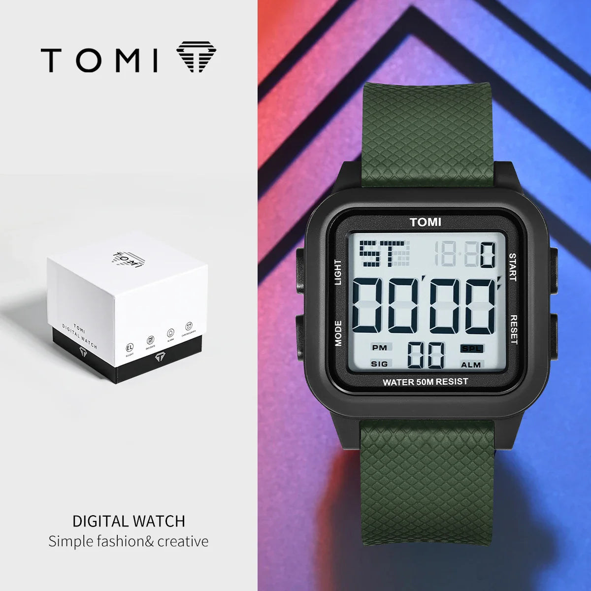 Digital Sports Watch Gift Set Valentines Gifts For Him