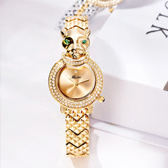 Lux Lioness Gold Quartz Watch 27Mm