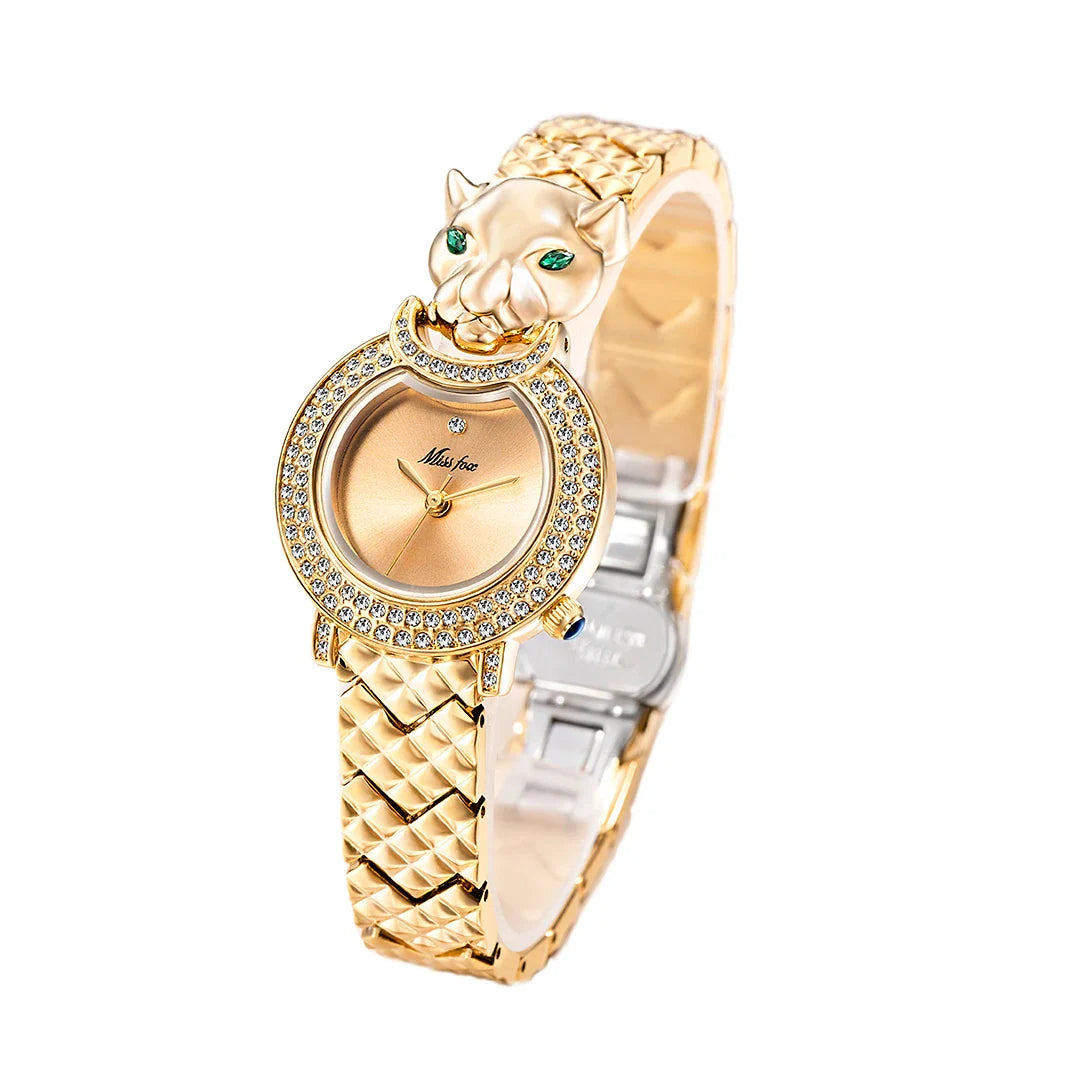 Lux Lioness Gold Quartz Watch 27Mm