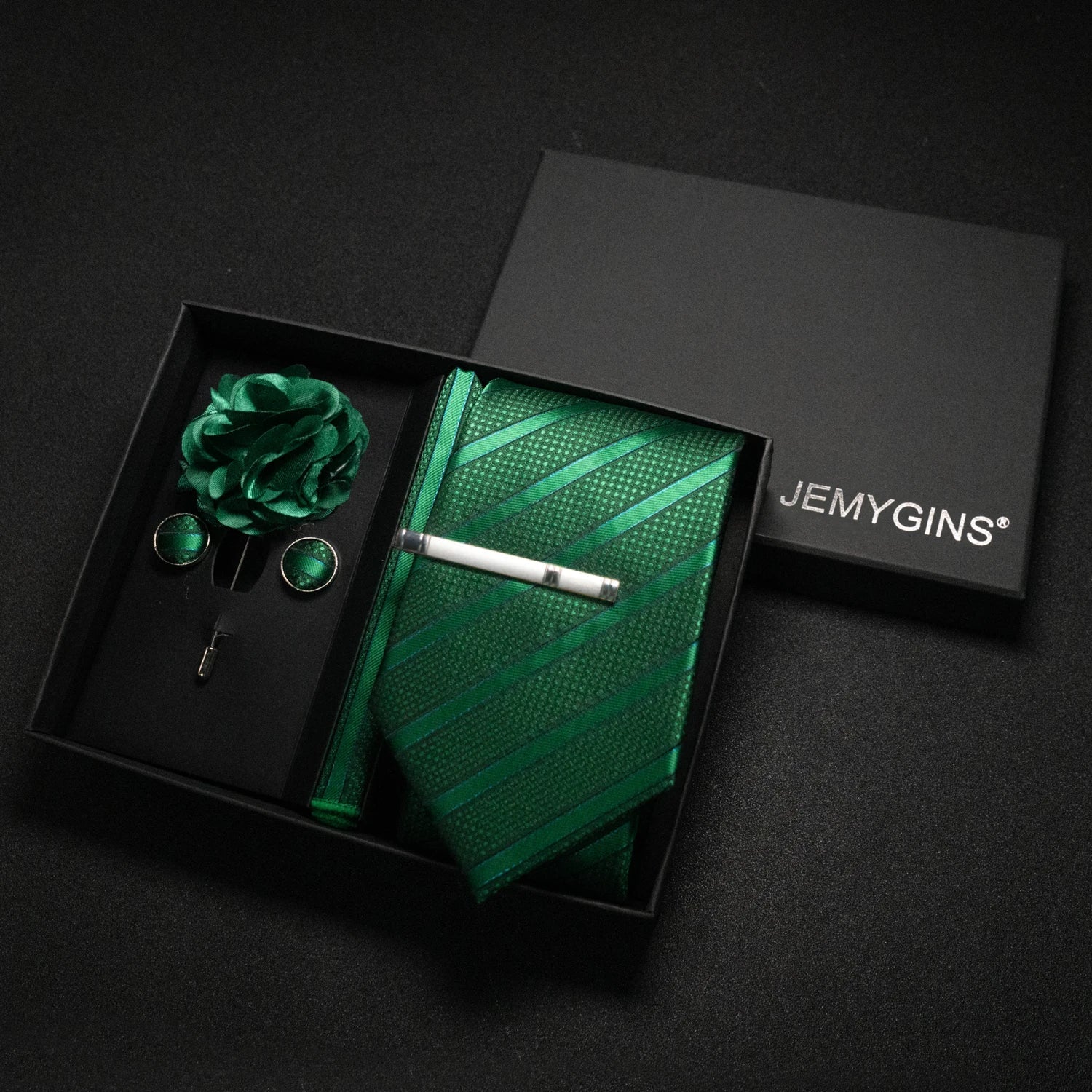 Valentines Gifts For Him Paisley Silk Tie Set With Cufflinks