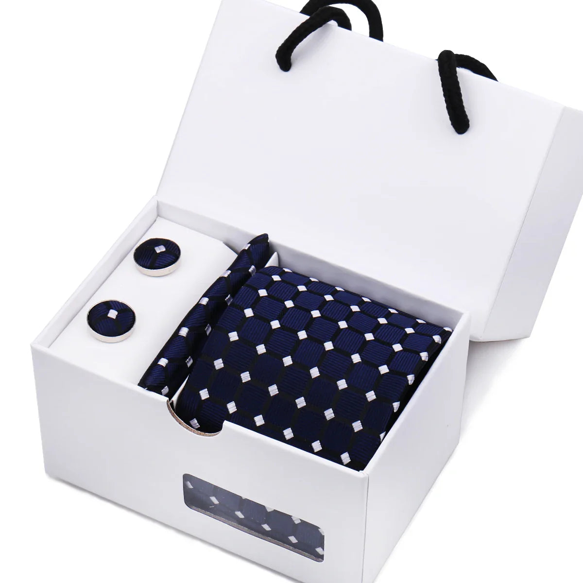 Mens Paisley Tie Gift Set With Box Valentines Gifts For Him